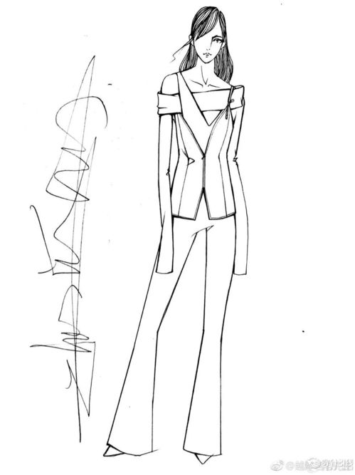 時(shí)裝手繪 | 服裝設(shè)計(jì)線稿教程篇 從零開始繪制專業(yè)級(jí)服裝設(shè)計(jì)線稿
